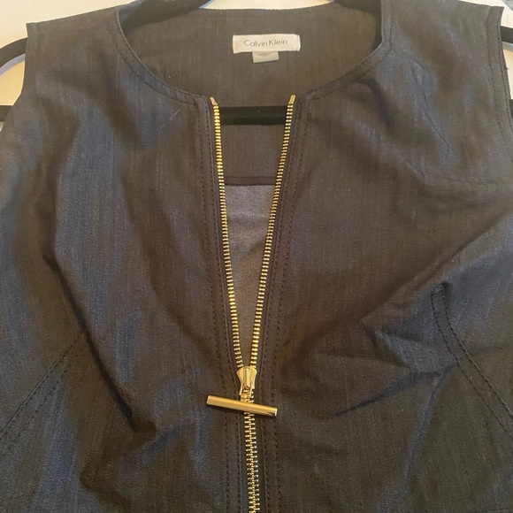 Calvin Klein Women’s Sleeveless Dress with Zipper Front - Picture 7 of 10